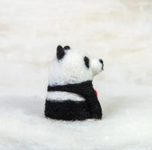 Load image into Gallery viewer, Panda Bear with Heart Felti