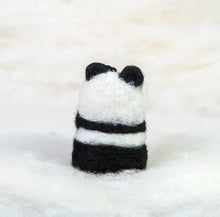Load image into Gallery viewer, Panda Bear with Heart Felti
