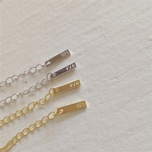 Load image into Gallery viewer, "One Love" Gold Filled Peace Sign Charm Necklace