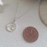 Load image into Gallery viewer, "Tofino" Breaking Wave Pendant Necklace in Sterling Silver by Pika & Bear