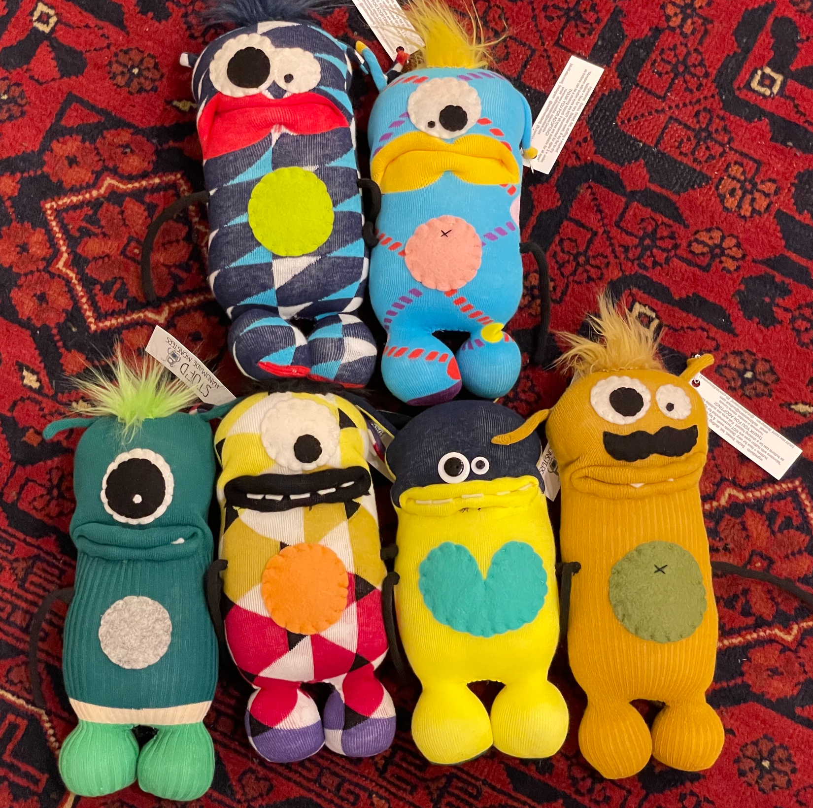 sock monsters Handmade Stuf'd Sock Monsters