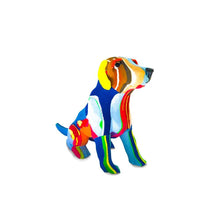 Load image into Gallery viewer, Dog Medium Flip Flop Sculpture by Ocean Sole