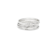Load image into Gallery viewer, Simple Stackers Silver Hammered by Silver Sparrow