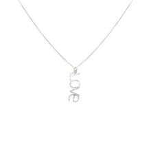 Load image into Gallery viewer, Love Necklace Sterling Silver by Laughing Sparrow