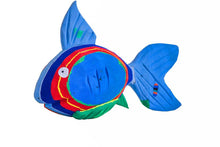 Load image into Gallery viewer, Reef Fish Medium Flip Flop Sculpture by Ocean Sole