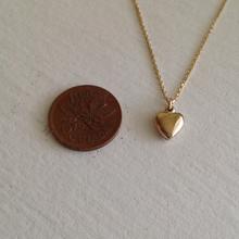 Load image into Gallery viewer, "Adore" Tiny Heart Charm Necklace in Vermeil by PIka & Bear