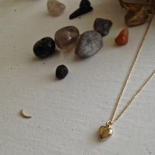 Load image into Gallery viewer, "Adore" Tiny Heart Charm Necklace in Vermeil by PIka & Bear