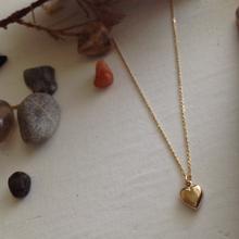 Load image into Gallery viewer, "Adore" Tiny Heart Charm Necklace in Vermeil by PIka & Bear