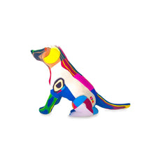 Load image into Gallery viewer, Dog Medium Flip Flop Sculpture by Ocean Sole