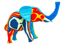Load image into Gallery viewer, Elephant Recycled Medium Flip Flop Sculpture by Ocean Sole
