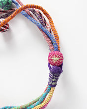 Load image into Gallery viewer, Fiorella Recycled Textile Necklace Beyond Threads
