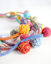 Load image into Gallery viewer, Fiorella Recycled Textile Necklace Beyond Threads
