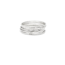 Load image into Gallery viewer, Simple Stackers Silver Hammered by Silver Sparrow
