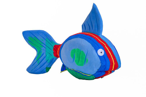 Reef Fish Medium  Flip Flop Sculpture by Ocean Sole