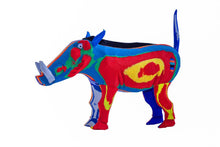 Load image into Gallery viewer, Warthog Medium Flip Flop Sculpture by Ocean Sole
