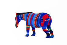 Load image into Gallery viewer, Zebra Flip Flop small Sculpture by Ocean Sole
