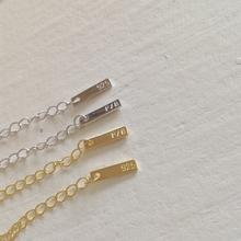 Load image into Gallery viewer, chain for Sterling Silver Honey Bee Necklace
