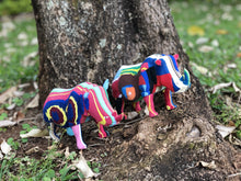 Load image into Gallery viewer, Rhino Medium Flip Flop Sculpture by Ocean Sole

