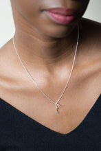 Load image into Gallery viewer, Key Heart Pendant Necklace Sterling Silver Laughing Sparrow:
