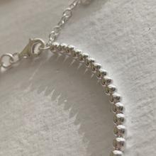 Load image into Gallery viewer, &quot;Nala&quot; Sterling Silver Bead Bracelet by Pika &amp; Bear
