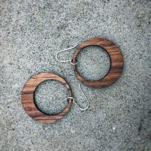 Mana Jewelry: Ikaika Walnut Earrings